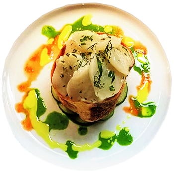 Scallop Appetizer by Scott's Table Scallop Appetizer by Scott's Table