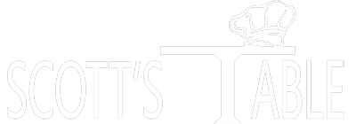 Scott's Table with Hat white 400w